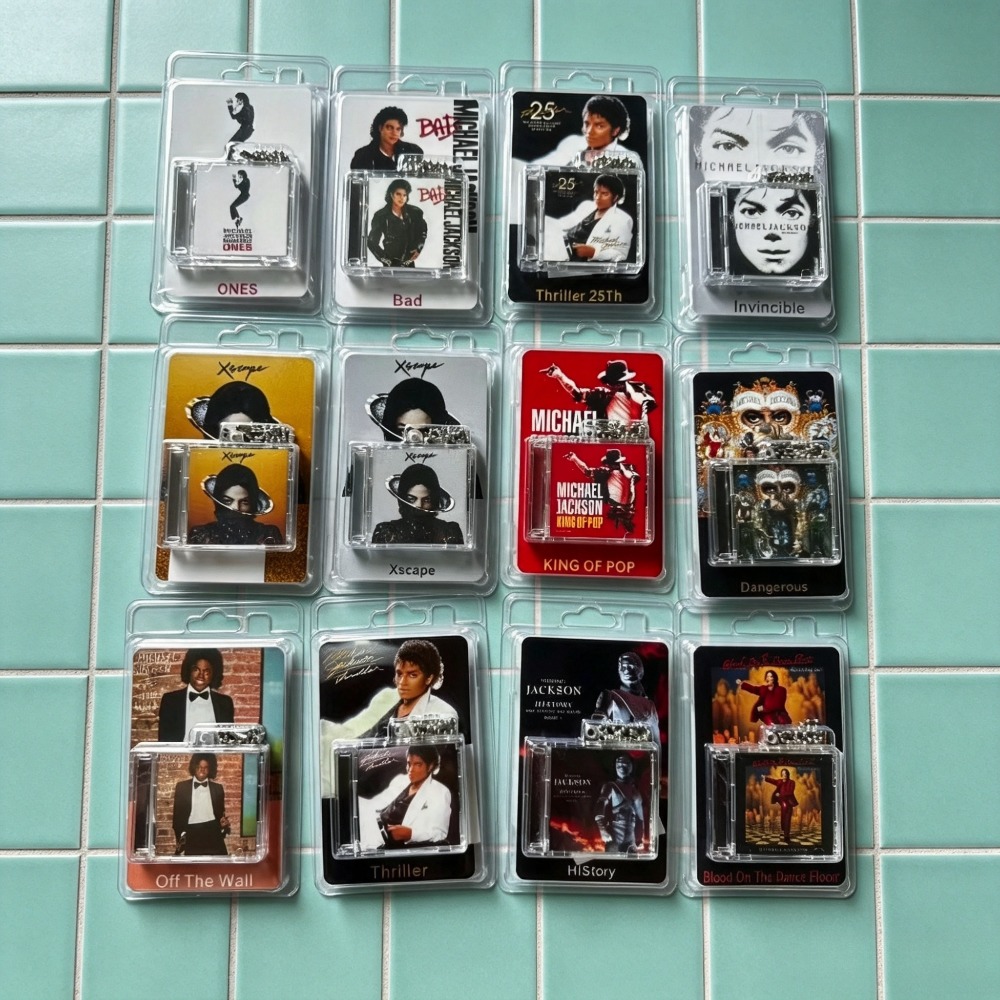 Phone Accessories Charms - Mini-CD-Album-Schlüsselanhänger Charms von Michael Jackson Merchandise