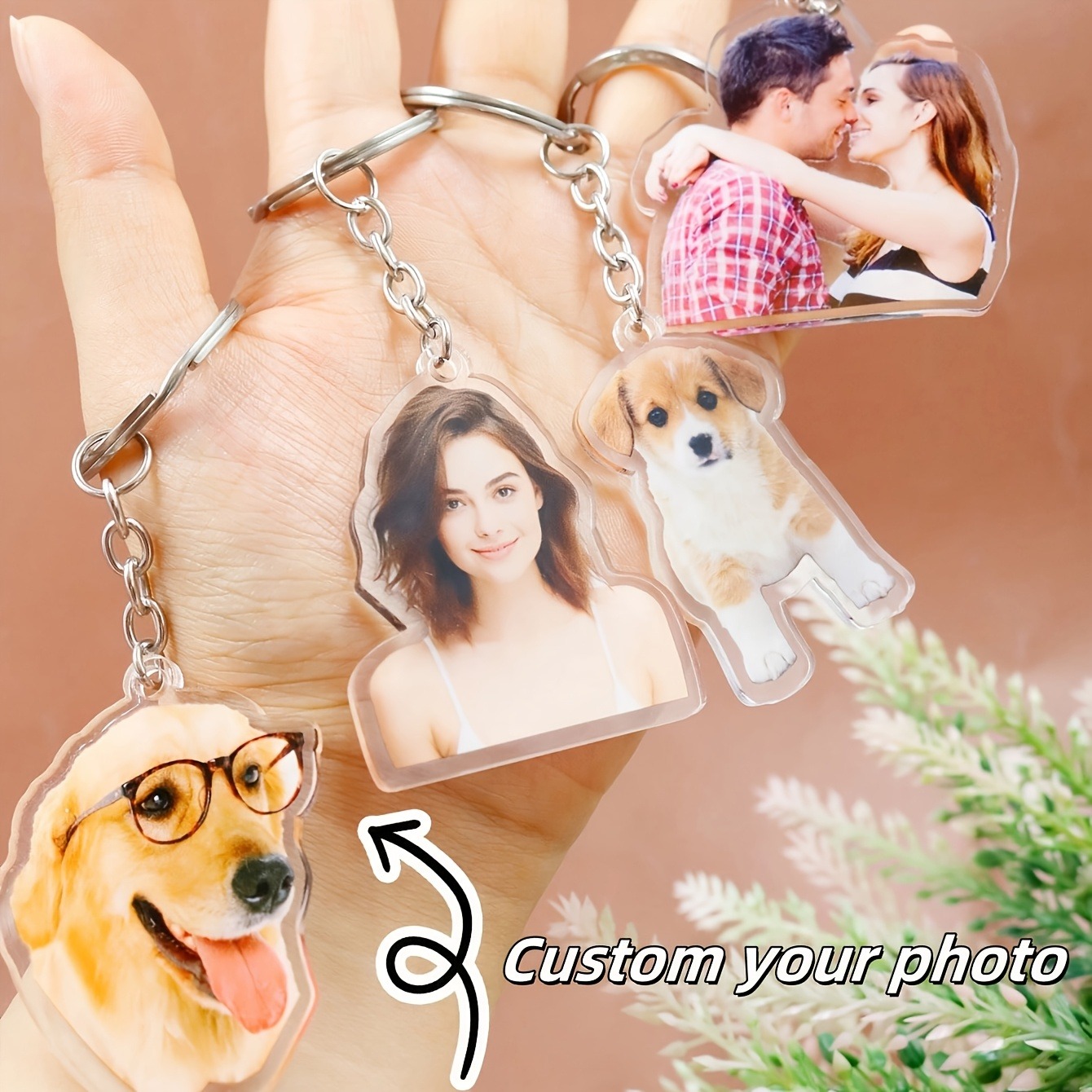 1 Personalisierter Foto-Acryl- – Phone Accessories Charms Bewertung und Preis